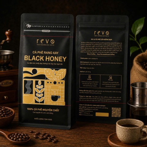 CÀ PHÊ RANG XAY BLACK HONEY