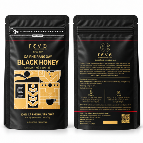 CÀ PHÊ RANG XAY BLACK HONEY