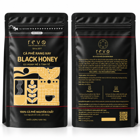 CÀ PHÊ RANG XAY BLACK HONEY