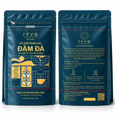 CÀ PHÊ RANG XAY ĐẬM ĐÀ