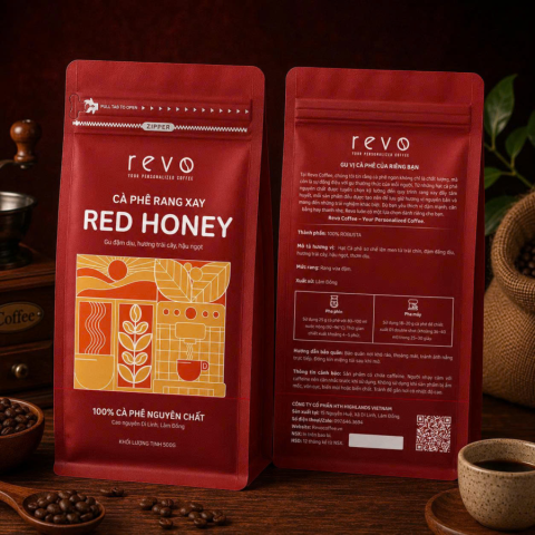 CÀ PHÊ RANG XAY RED HONEY