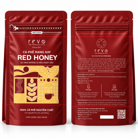 CÀ PHÊ RANG XAY RED HONEY